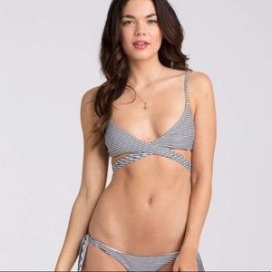 Billabong Wrap Bikini Top - Shell Stripe
